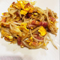 さとりりか's cooksnap of when they made もやしと玉子とベーコンの中華炒め.