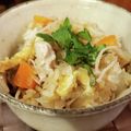 ダッフィーニーうに's cooksnap of when they made 簡単！鶏の旨味たっぷりお万の炊き込みご飯.
