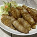 まくのうち's cooksnap of when they made 蓮根の豚肉巻き.