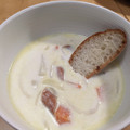 のの。's cooksnap of when they made 野菜とウィンナーのミルクスープ.