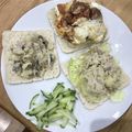 Ruriluru's cooksnap of when they made ポテトサラダサンドイッチ.