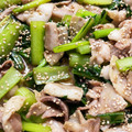 オリーブP's cooksnap of when they made 小松菜と豚肉のオイスターソース炒め.