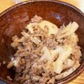 クックFJ5BNF☆'s cooksnap of when they made 蓮根入り甘辛牛そぼろ.