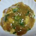 55才のおじさん's cooksnap of when they made ニラ玉あんかけ丼.