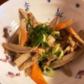 クックZTL54V☆'s cooksnap of when they made ごぼうと油揚げのごまみそきんぴら.