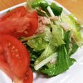 jagao's cooksnap of when they made 超簡単！水菜とツナのオリーブオイル和え.