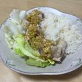 クレ子's cooksnap of when they made 炊飯器で簡単カオマンガイ.