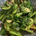 犬飼ってる's cooksnap of when they made 小松菜のニンニク炒め(青菜炒め).