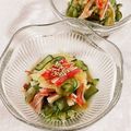 みぽぽ37's cooksnap of when they made 胡瓜とカニカマの中華風サラダ.