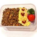 悠LOVE航's cooksnap of when they made 10分弁当★オムドライカレー弁当.