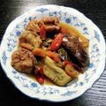 ルチアーノ★★★'s cooksnap of when they made 茄子と仙台麩の煮もの.
