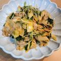 Pappyko's cooksnap of when they made ニラともやしの豚キムチ.