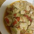ИДЙ's cooksnap of when they made トマトとキャベツの鶏モモ煮 幼児食.