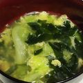 ヨシヨッシー's cooksnap of when they made レタスとふんわり卵のスープ.