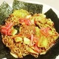 私市ビッキーズ津門巳's cooksnap of when they made “プルコギダレカット野菜キャベツ焼そば”.