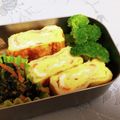 龍青空ママ's cooksnap of when they made お弁当に✿カニカマ1本で塩麹卵焼き.