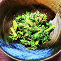 milestone★'s cooksnap of when they made 簡単！大根の葉胡麻和え.