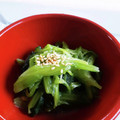 ＠ももこ's cooksnap of when they made 砂ずりと小松菜のナムル.