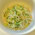 azbjbn's cooksnap of when they made もやしときゅうりのナムル.