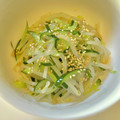 azbjbn's cooksnap of when they made もやしときゅうりのナムル.