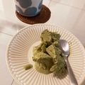 ✿maho✿'s cooksnap of when they made 牛乳と全卵で濃厚抹茶アイスクリーム.