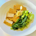 azbjbn's cooksnap of when they made 小松菜と厚揚げのあっさり煮物.