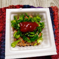 めぐ＊ぴぃ's cooksnap of when they made 納豆のかさまし（ピーマン編）.