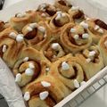 miyoopy's cooksnap of when they made シナモンロール☆ちぎりパン（HB生地）.
