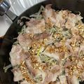 猫のミイヤ's cooksnap of when they made フライパン蒸し♫豚バラもやしの香味ダレ.