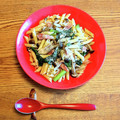 White☆Lily's cooksnap of when they made 【白だしで】簡単！小松菜の和風パスタ.