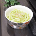 からあげパーティー's cooksnap of when they made 冬瓜の皮の塩きんぴら.