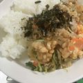 ｓａｙａーｓａｙａ's cooksnap of when they made 余った天かすで☆たぬき丼.