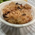 もっちーい's cooksnap of when they made 炊飯器におまかせ☆簡単・ひじきごはん.