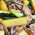 ＊ママクックスター＊'s cooksnap of when they made さつまいもと豚こま肉のオイスター炒め.