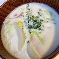 yu🐓's cooksnap of when they made 白菜とベーコンのミルクスープ.