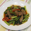 youtapapa's cooksnap of when they made 牛肉と小松菜のオイスターソース炒め.