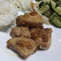 ☆ばた〜すこっち☆'s cooksnap of when they made サイコロ鮪の味噌ステーキ.
