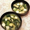 なつき☆ミ's cooksnap of when they made 小松菜＆豆腐の味噌汁.