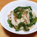 jagao's cooksnap of when they made ピーマンしらすの和風パスタ〜何食#112.