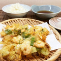 horseland's cooksnap of when they made 海老と玉ねぎ　人参長ねぎの簡単かき揚げ.