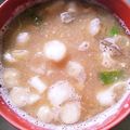 こみく's cooksnap of when they made 味噌汁のネギはブツ切りが美味しいよ♪.