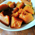 hagi1129's cooksnap of when they made 簡単子供が喜ぶ！裏技魔法のかぼちゃの煮物.