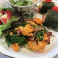 こつゆ514's cooksnap of when they made ☆豆苗とベーコンの卵炒め☆.