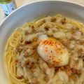 TaytNeyy's cooksnap of when they made ＊ふわふわ　納豆おろしパスタ＊.