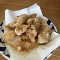 リラシャン's cooksnap of when they made おつまみ＊油不使用＊パリパリ♪鶏皮唐揚げ.