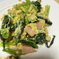 リラシャン's cooksnap of when they made ほうれん草とﾊﾑの卵炒め.