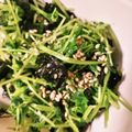 ほのけんmama's cooksnap of when they made 味付け塩のみ！豆苗の海苔ゴマ和え.