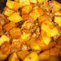 yayukomi's cooksnap of when they made じゃがいもと厚揚げの韓国風みそそぼろ炒め.