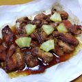 すうがん's cooksnap of when they made ハワイ風チャーシューチキン.