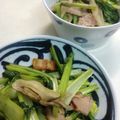 りんばたまま's cooksnap of when they made 小松菜とベーコンの中華炒め.